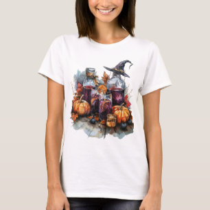 Halloween Witchy T-shirt Apothecary Waterverf