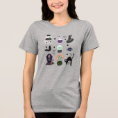 Halloween Witchy Tri-Blend Shirt (Voorkant)