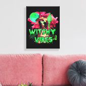 Halloween Witchy Vibes Canvas Afdruk (Insitu (Woonkamer))