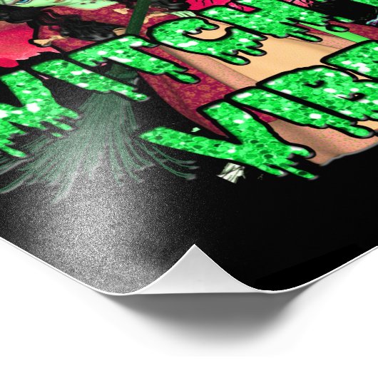 Halloween Witchy Vibes Foto Afdruk (Hoek)