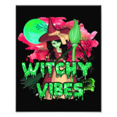Halloween Witchy Vibes Foto Afdruk (Voorkant)