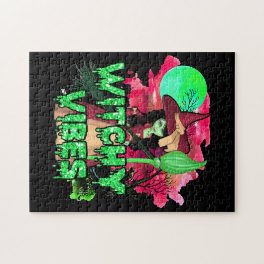 Halloween Witchy Vibes Legpuzzel (Horizontaal)