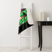 Halloween Witchy Vibes Sherpa Deken (In situ)