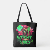 Halloween Witchy Vibes Tote Bag (Achterkant)