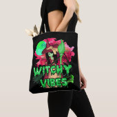 Halloween Witchy Vibes Tote Bag (Dichtbij)