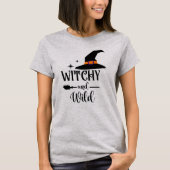 Halloween Witchy & Wild Women's T-Shirt (Voorkant)