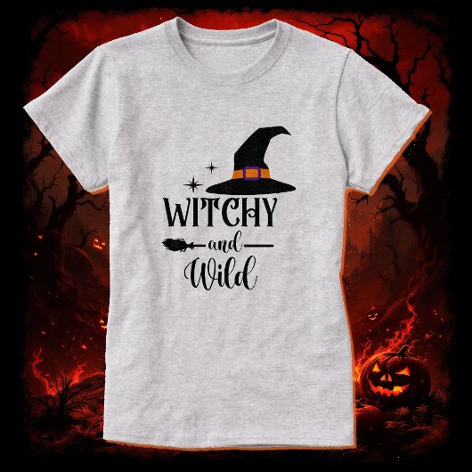 Halloween Witchy & Wild Women's T-Shirt