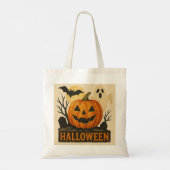 Halloween with a sensual collage technique tote bag (Achterkant)