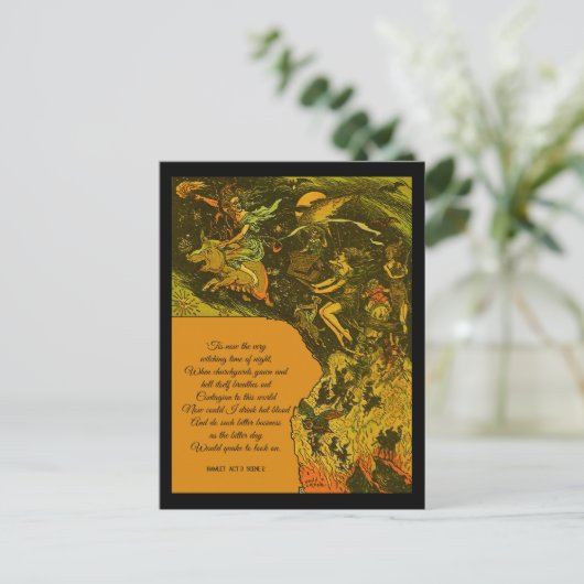 Halloween Witling Time Briefkaart (Staand voorkant)