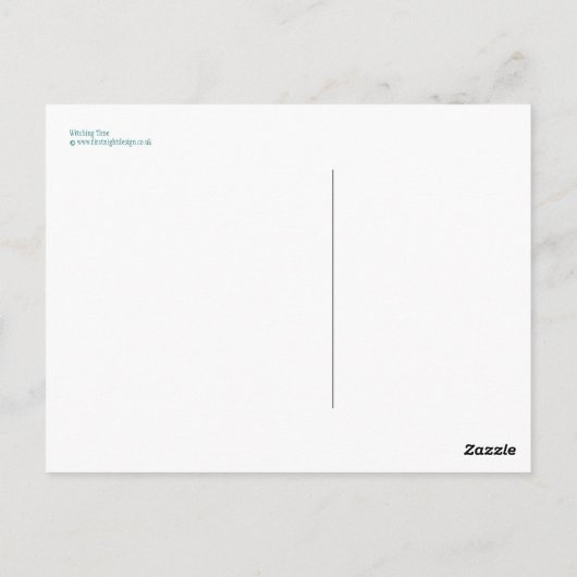 Halloween Witling Time Briefkaart (Achterkant)