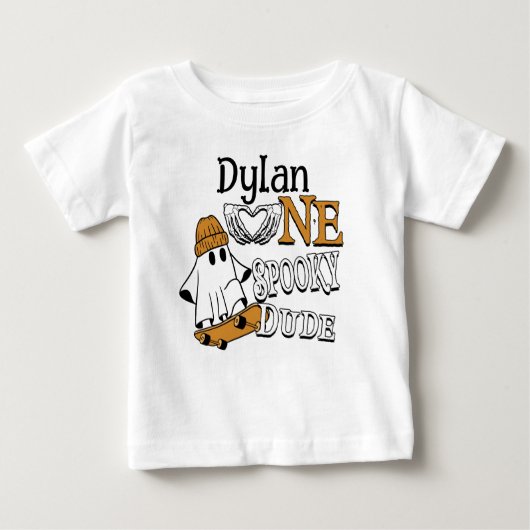 Halloween Witte Eén enge vent 1e verjaardag (Voorkant)