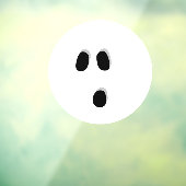 Halloween witte, enge geest gezichtsrokige decor raamsticker (Vel 3)