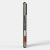 Halloween witte kat Case-Mate iPhone case (Achterkant / Rechts)