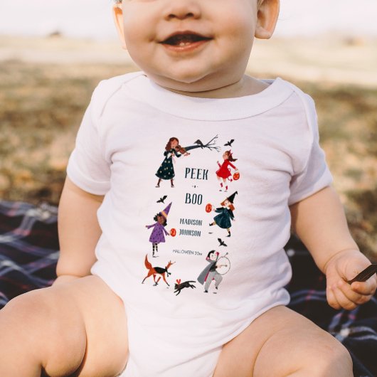 Halloween witte kinder kostuumparade romper