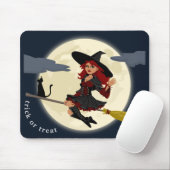 Halloween-witteontwerp aanpassen muismat (Met muis)