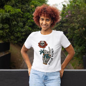 HALLOWEEN WITXHY VROUW SKELET ROOS | HEKSERIJ T-SHIRT