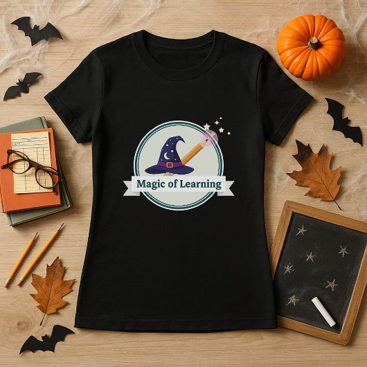 Halloween Wizard Pet & toverstokleraar T-shirt
