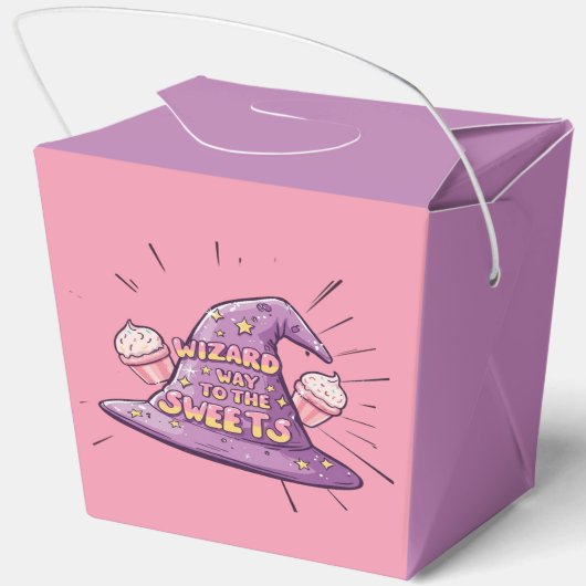 Halloween - Wizard Way to the Sweets Bedankdoosjes (Achterkant)