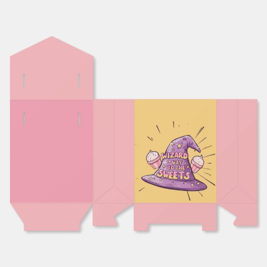 Halloween - Wizard Way to the Sweets Bedankdoosjes (Ongevouwen)