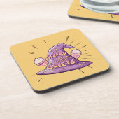 Halloween - Wizard Way to the Sweets Bier Onderzetter (Linkerzijde)