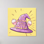 Halloween - Wizard Way to the Sweets Canvas Afdruk (Voorkant)