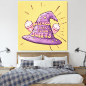 Halloween - Wizard Way to the Sweets Canvas Afdruk (Insitu (Slaapkamer))