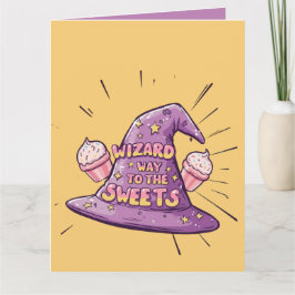 Halloween - Wizard Way to the Sweets Kaart