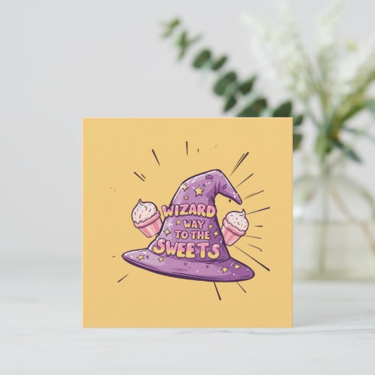 Halloween - Wizard Way to the Sweets Kaart (Staand voorkant)