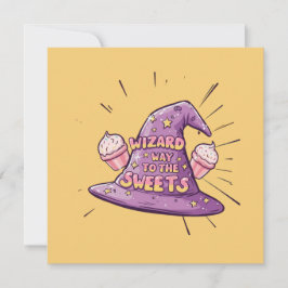 Halloween - Wizard Way to the Sweets Kaart