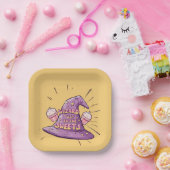 Halloween - Wizard Way to the Sweets Papieren Bordje (Feest)