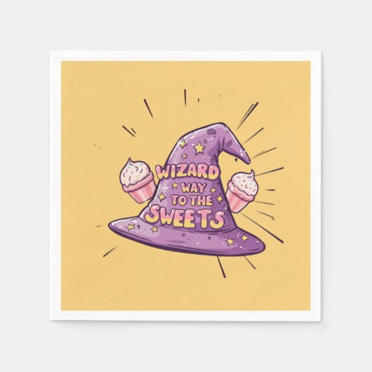 Halloween - Wizard Way to the Sweets Servet (Voorkant)