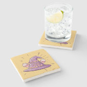 Halloween - Wizard Way to the Sweets Stenen Onderzetter (Zijkant)