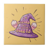 Halloween - Wizard Way to the Sweets Tegeltje (Voorkant)