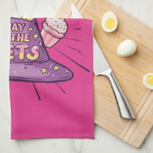 Halloween - Wizard Way to the Sweets Theedoek (Quarter Fold)