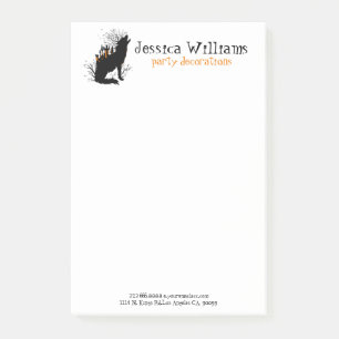 Halloween Wolf Spooky Trees & Castle Post-it® Notes