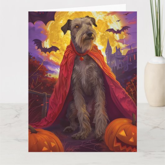 Halloween Wolfhound Vampire Pumpkins eng Kaart (Voorkant)