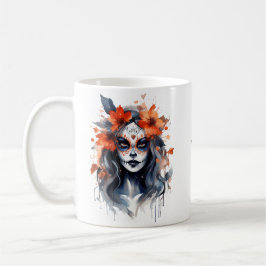 Halloween Woman Witch, Waterverf print Mok