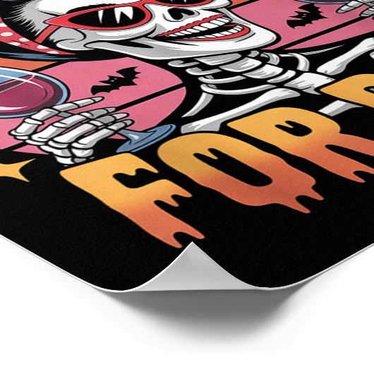 Halloween Women Funny I'm Just Here For The Boos S Poster (Hoek)