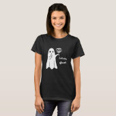 Halloween Women's Funny Ghost T-shirt (Voorkant volledig)