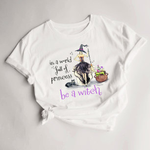 Halloween Womens Witch T-Shirt Witchy Cauldron