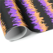 Halloween Wonky Stripes Wrapping Paper Cadeaupapier (Rol Hoek)