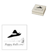 Halloween Wood Art Stamp Rubberstempel (Gestempeld)