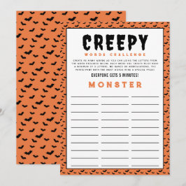 Halloween Woorden Uitdagingsspel | Word-spellen