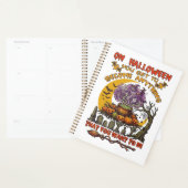 Halloween Wordt Alles Ketel Kat Geest Pompoen Planner (Display)
