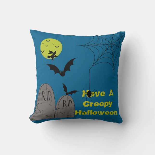 Halloween Worpkussen Kussen (Voorkant)