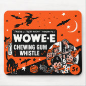 Halloween Wowe-e Whistle Snoep Box Art Mousepad Muismat (Voorkant)