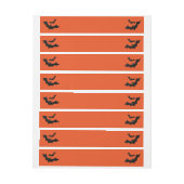 Halloween Wrap rond Etiketten Adreslabel Wikkel (Vel)
