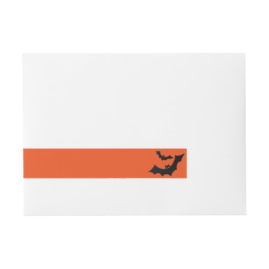 Halloween Wrap rond Etiketten Adreslabel Wikkel (Voorkant)