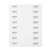 Halloween Wrap rond Etiketten Omwikkelbaar Adreslabel (Vel)