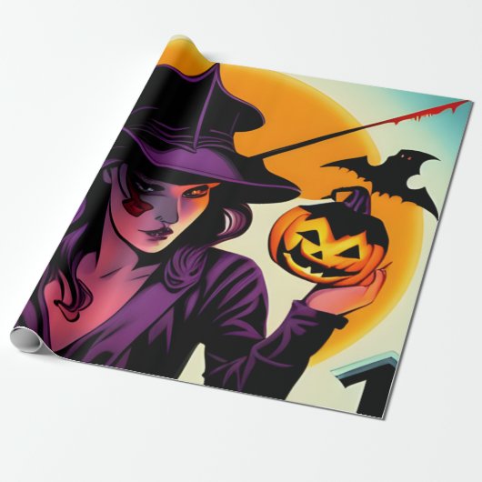 Halloween Wrapping Cadeaupapier (Uitgerold)